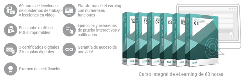 Transformación Digital: Seguridad Avanzada/Especialista en Seguridad de Transformación Digital (Curso/Paquete completo)